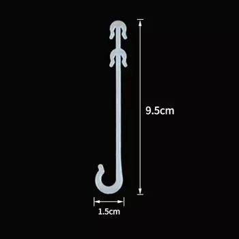 10 шт. J-образный крючок для фруктов, черри, помидоров, садовых овощей, растений, винограда, крепежные зажимы, шпалера, фиксированная пряжка, крючок 9.5cm-10PCS