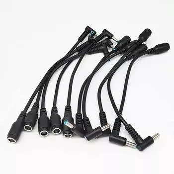 10 шт. Кабель-адаптер-конвертер зарядного устройства постоянного тока Синий наконечник 7,4 мм - 4,5 мм для HP