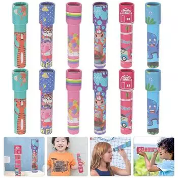 10 шт. калейдоскоп, бумажные калейдоскопы, развивающие игрушки для детей, головоломки, подарок, красочные декоративные портативные детские игрушки