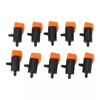 10 шт. капельницы для полива от 0 до 200 л регулируемые капельницы микрораспыление расход воды орошение