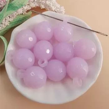 10 шт карамельного цвета, бусины в форме фонарика, детский браслет, ожерелье, подарки ручной работы фиолетовый