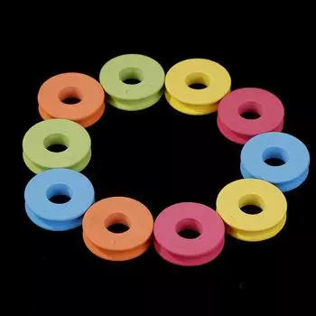 10 шт. катушек из вспененного этиленвинилацетата, рыболовная намоточная доска, катушка из вспененного каучука, вертлюжок, рыболовные снасти, инструменты для хранения лески 10pcs random