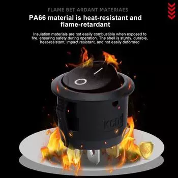 10 шт. KCD1-105 кулисный переключатель в форме лодки 2/3Pin 10A/125V 6A/250V круглый автомобильный катер бытовая техника лампа вкл-выкл тумблер замена 2