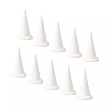 10 шт. керамические огнеупорные опоры для ногтей, аксессуары для глины, глинозем, портативный обжиг Medium