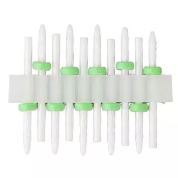 10 шт. керамических насадок для ногтей, набор для домашнего маникюрного салона, гель-лак, удаление омертвевшей кожи, кутикулы, насадки для ногтей