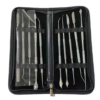 10 шт., керамический нож из нержавеющей стали, инструменты для резьбы по свечам, набор инструментов для скульптуры из мягкой глины