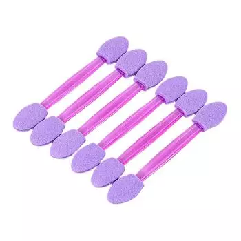 10 шт. Кисть для нанесения блесток и пудры, двухсторонний аппликатор для теней для век, инструмент для макияжа