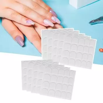 10 шт. клей для ногтей желе двусторонний одноразовый водостойкий накладной клей для ногтей прозрачный невидимый желе гель для девочек белый