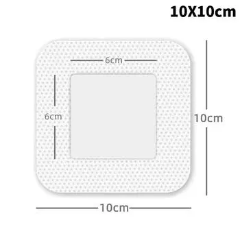 10 шт. клейкая повязка на рану, гибкие повязки, стерильные, для больницы 10X10cm