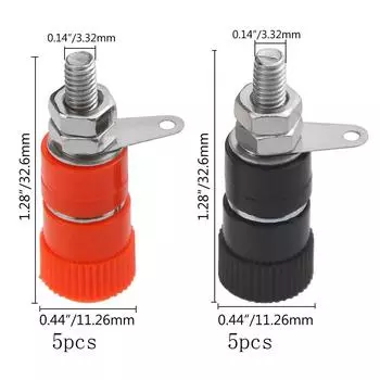 10 шт. клеммных колодок 4 мм гнездо типа «банан» 4 мм клеммный разъем для усилителя Arduino