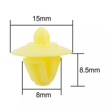 10 шт. клипсы для крепления дверной карты автомобиля для Clio, Laguna, Megane 2, зажимы для крепления внутренних заклепок Push-Type 770307725 CHINA