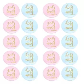 10 шт. кнопки определения пола ребенка, жесть, сувениры для вечеринки в честь рождения ребенка, украшения Pink