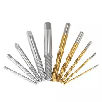 10 шт., кобальтовое левое сверло, сломанный болт, набор экстракторов для поврежденных винтов 10pcs