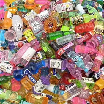 10 шт. кофейная чашка кукольный домик бутылка для воды модель миниатюрная кофейная чашка напитки кукольные аксессуары random 10pcs