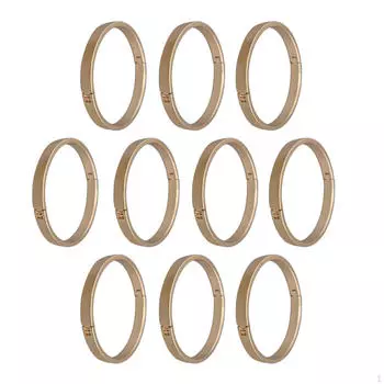 10 шт., кольца-переплёты, брелок для ключей, золотая металлическая книга для поделок, флэш-карты