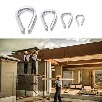 10 шт. Кольца-втулки из нержавеющей стали 304 Кольца-втулки из нержавеющей стали с куриным сердечником Треугольное кольцо Защитное кольцо из проволочного троса m2