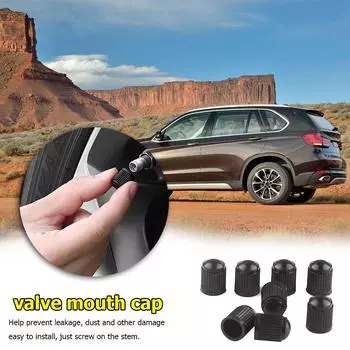 10 шт. колпачков для клапанов автомобильных шин, колпачки для стержней клапанов, пластиковые колпачки для клапанов шин в форме купола, автомобильные, грузовые, велосипедные, пылезащитные колпачки с уплотнительным кольцом CHINA