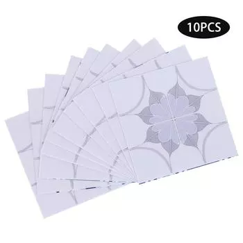 10 шт./компл. 10x10 см красивая наклейка на плитку для дома, кухни, ванной, пола, стены, украшение