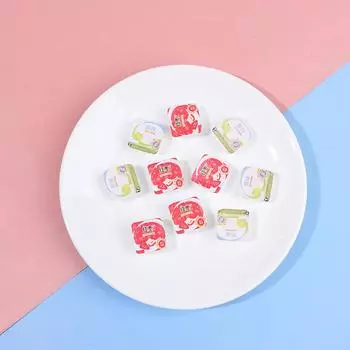 10 шт./компл. 1:12 кукольных миниатюрных имитационных мини-игрушек из смолы и йогурта