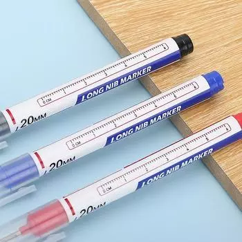 10 шт./компл. 20 мм глубокое отверстие длинный наконечник перманентные маркеры для металла перфорационная ручка водонепроницаемая ванная комната деревообработка украшения A2