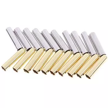 10 шт./компл. 4,5*18 мм бесшовные металлические наконечники для замены головки шнурков золотой