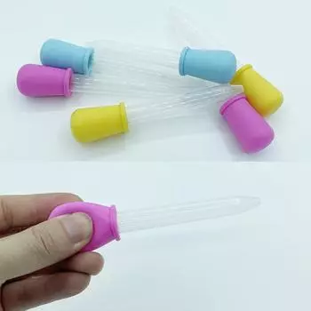 10 шт./компл. 5 мл силиконовая пластиковая пипетка школьные лабораторные принадлежности для экспериментов пипетка кормление лекарство жидкость глаз ушная пипетка капельница 10Pcs синий