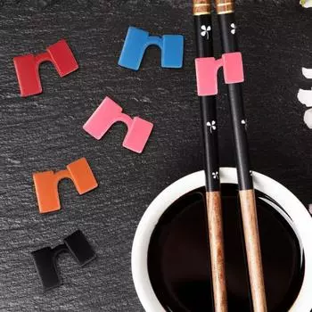 10 шт./компл., эргономичный надежный пластиковый практичный противоскользящий тренажер для палочек для еды для детей разноцветный