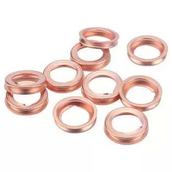 10 шт./компл., автомобильная шайба, прочная, простая в установке, прочная пробка для слива масла, раздавливающие шайбы OE:1102601M02 для НИССАН 10pcs