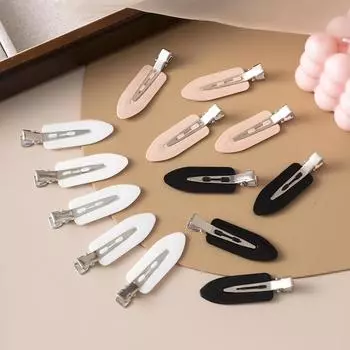 10 шт./компл. Бесшовные заколки для волос без изгиба, боковые челки, заколки для макияжа, умывания, аксессуары для женщин и девочек, укладка, шпильки