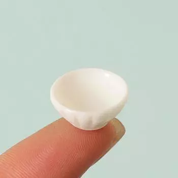 10 шт./компл., чисто белая посуда для кукольного домика, мини-посуда, чашки, миниатюрные игрушки для еды, реквизит для стрельбы