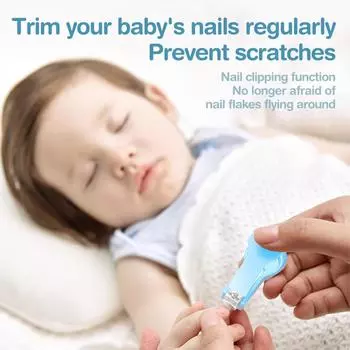 10 шт./компл. детский набор для ухода за здоровьем ногтей, волос, термометр для ухода за волосами, щетка для стрижки, прорезыватель для зубов, зубная щетка, детские принадлежности