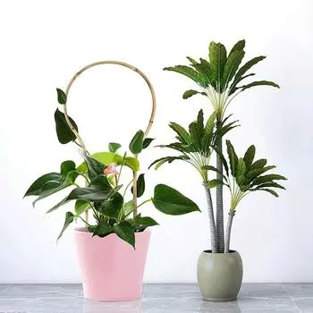 10 шт./компл. гибкая прочная и прочная U-образная решетка для поддержки растений ручной работы с завязками C