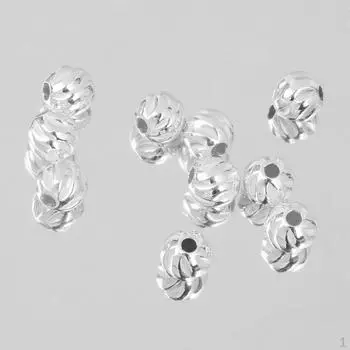 10 шт./компл. круглые свободные бусины-разделители для поиска ювелирных изделий своими руками 3 мм