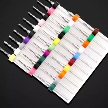 10 шт./компл. Макро печатные платы биты вольфрамовая сталь ювелирные печатные платы печатные платы сверла гравировальный инструмент