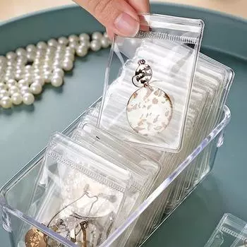 10 шт./компл., мешочки для ювелирных изделий, антиокислительная сумка, органайзер для хранения ювелирных изделий, коробка S