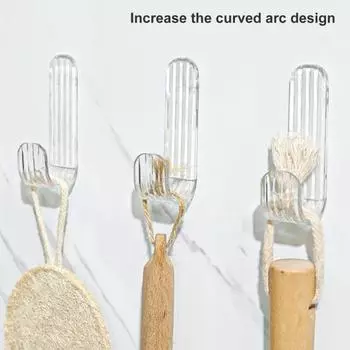 10 шт./компл. настенный крючок настенное крепление самоклеящееся бесследное прозрачное акриловое мини-вешалка для шляпы, полотенца, одежды, дверь, задняя вешалка для ванной комнаты чистый