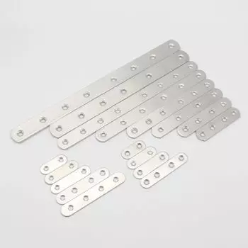 10 шт./компл. Нержавеющая сталь плоский угловой металлический кронштейн стойка поддерживающая мебельная фурнитура мебельный угловой соединитель