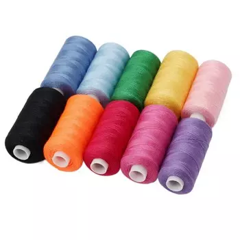 10 шт./компл., нитки для шитья своими руками, домашняя нить 402, полиэфирная нить, 400 ярдов, швейный набор, нитки для вышивания, нитки для швейных машин