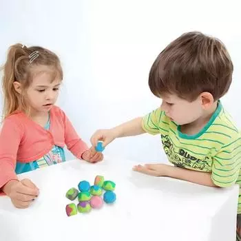 10 шт./компл. ностальгическая игра по ловле камней с прозрачной коробкой, тренировка координации рук и глаз, игрушки для детей и взрослых, традиционная игрушка для ловли камешков