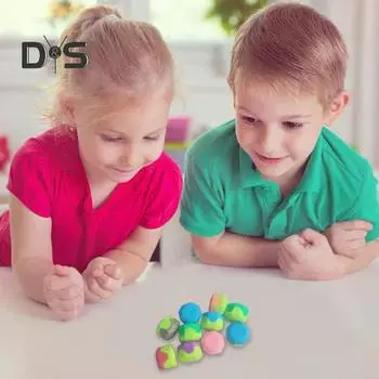 10 шт./компл. ностальгическая игра по ловле камней с прозрачной коробкой, тренировка координации рук и глаз, игрушки для детей и взрослых, традиционная игрушка для ловли камешков A