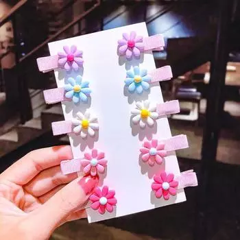 10 шт./компл., новые милые заколки для волос с единорогом для девочек, красочная заколка с милым единорогом, детская заколка, аксессуары для волос для девочек 14 разноцветный