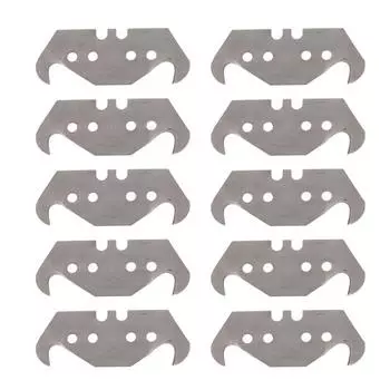 10 шт./компл., нож с роговым крючком, инструмент для резки ковров, пластиковый напольный нож из ПВХ, нож с крючком