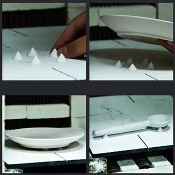 10 шт./компл. подвижные гвозди керамические огнеупорные опорные гвозди высокотемпературные инструменты onesize