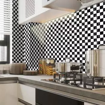 10 шт./компл., простые в использовании, устойчивые к царапинам, стильные, самоклеящиеся, водонепроницаемые, 3D-мозаика, съемные наклейки на плитку, наклейки на стены 8