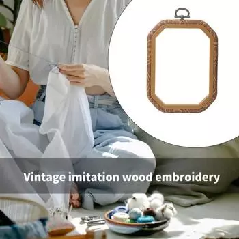 10 шт./компл. регулируемые пяльцы для вышивания деревянные пяльцы для вышивания крестиков для вышивального проекта 1 Set светло-серый