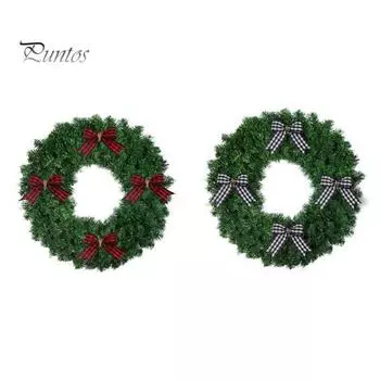 10 шт./компл., рождественский плед, бант, красный, черный, белый, пеньковая веревка, многоразовая рождественская елка, подарочная коробка, венок, украшение, праздничный бант из буйвола, товары для вечеринок красный черный