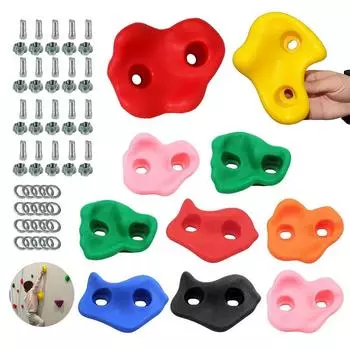 10 шт./компл., скалолазание, деревянные стены, детские камни для скалолазания, игрушки, игровая площадка, комплект для рук, ног, захвата, игры на открытом воздухе для детей