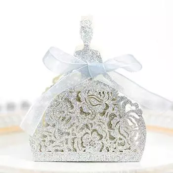 10 шт./компл. Свадебный подарок Роза Девушка Упаковочная коробка Красивые коробки для конфет DIY выдолбленные принадлежности для вечеринок Роза Девушка