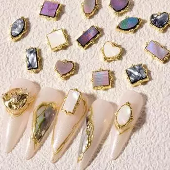 10 шт./компл. украшение для ногтей, роскошные 3D-эффекты, красочные стразы из сплава, симфония, стразы для ногтей 4