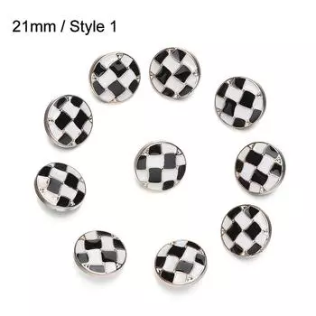 10 шт./компл. украшения ручной работы своими руками пуговицы для одежды швейные принадлежности рукоделие пуговицы для рубашки 21mm-Style 2